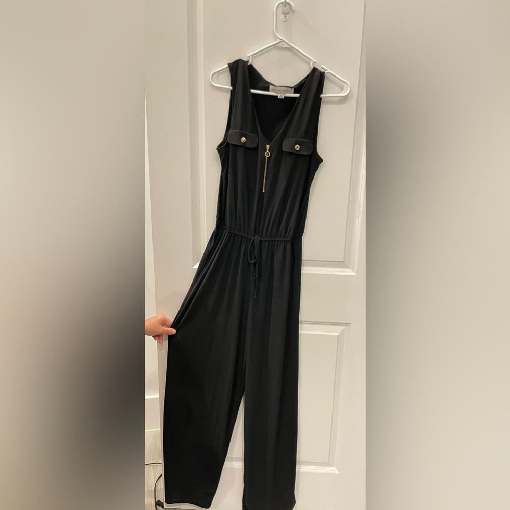 Emma & Michele black jumpsuit with pockets